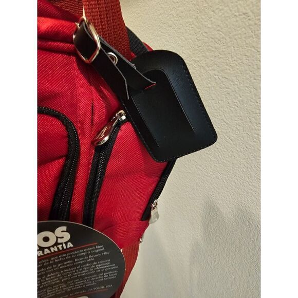 NWT Ricardo's of Beverly Hills Red Luggage Travel Bag - Picture 14 of 15